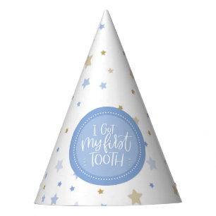 I got my first tooth party hat