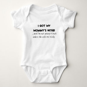 "I Got My Mummy's Nose" Kids/Baby Shirts