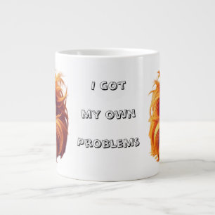 I Got My Own Problems – Doppelte Klarheit, doppelt Large Coffee Mug