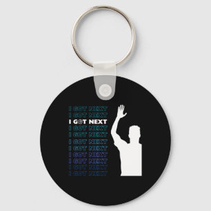 I Got Next Basketball Funny - Blue Black  Key Ring