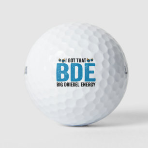 I Got that Big Dreidel Energy Funny Jewish Holiday Golf Balls