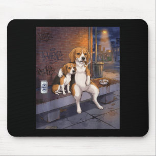 I Got That Dog In Me Funny Beagle Smoking Beer Mem Mouse Mat