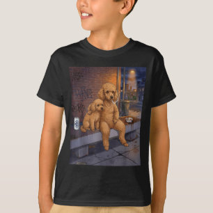 I Got That Dog In Me Funny Poodle Smoking Beer Mem T-Shirt