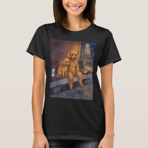 I Got That Dog In Me Funny Poodle Smoking Beer Mem T-Shirt