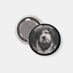 I Got That Dog In Me Funny Sheepadoodle Photo Magnet