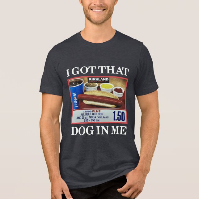 I Got That Dog In Me Tri-Blend Shirt (Front)