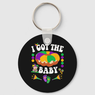 I Got The Byby Cute Happy Mardi Gras Carnival Key Ring