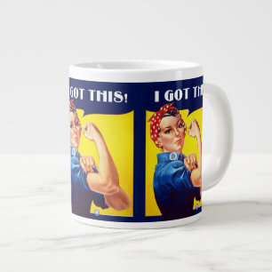 I GOT THIS Rosie the Riviter Vintage JUMBO Mug