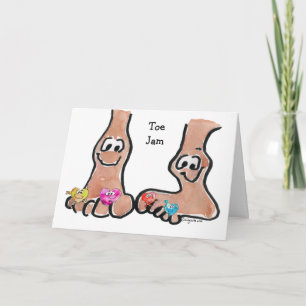 I Got Toe Jam Love Card