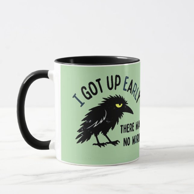 I GOT UP EARLY MUG (Left)