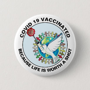 I Got Vaccinated Button