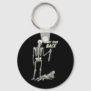 I Got Your Ck Halloween Skeleton Skull Sarcastic Key Ring
