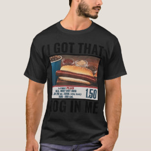 I Gothat Dog In Me Funny Retro Vintage Sports Meme T-Shirt