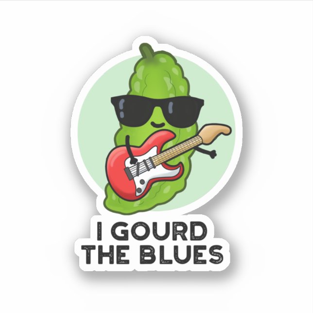I Gourd The Blues Funny Veggie Pun  (Front)