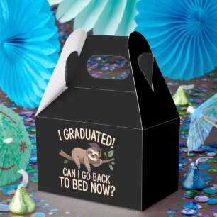 I Graduated Can I Go Back to Bed Now Graduation Favour Box