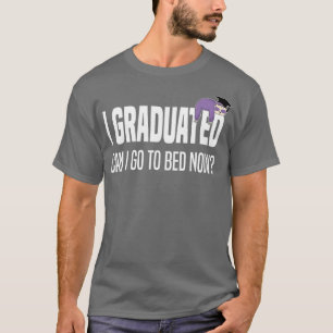 I Graduated Can I Go Back To Bed Now Sloth Funny G T-Shirt
