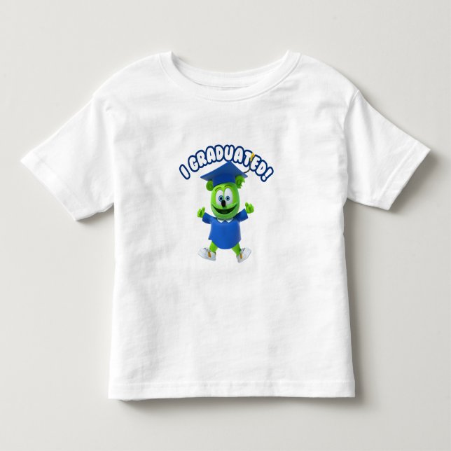 I Graduated! Toddler T-Shirt Gummibar (Front)