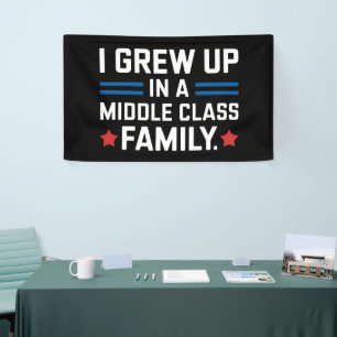 I Grew Up In A Middle Class Family Kamala Harris  Banner