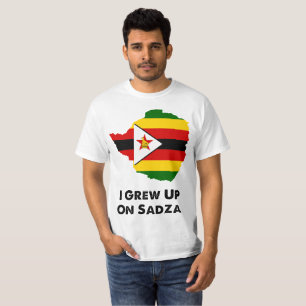I Grew Up on Sadza Zimbabwe T-Shirt