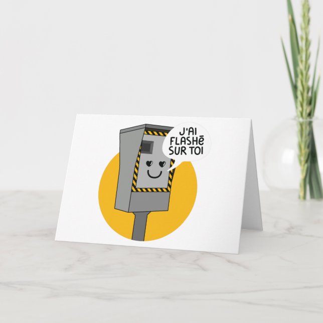 I had a crush on you card (Front)