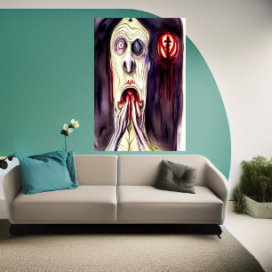 I had a Nightmare AI Art Poster