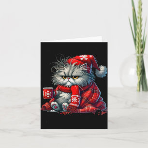 I Had Fun Once It Was Awful Funny Cat Christmas Sa Card