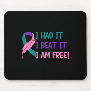 - I Had It Beat It I'm Free Thyroid Cancer Awarene Mouse Mat