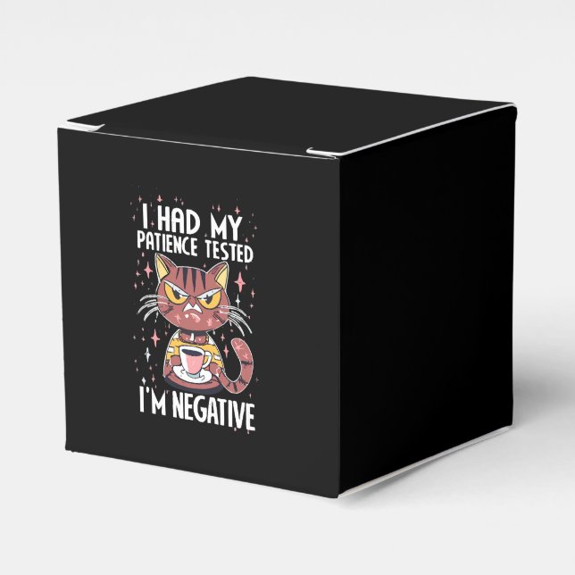 I had my Patience test! Favour Box (Front Side)