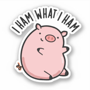 I Ham What I Ham Funny Pig Pun 
