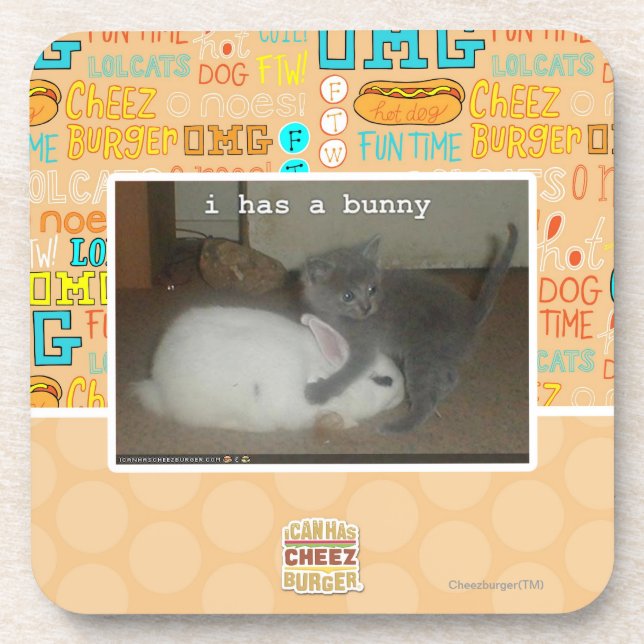 I has a bunny coaster (Front)