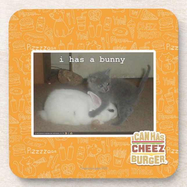 I has a bunny coaster (Front)