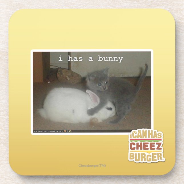 I has a bunny coaster (Front)