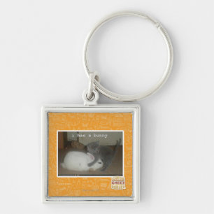 I has a bunny key ring