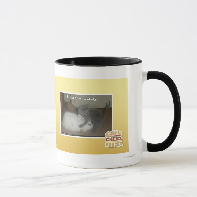 I has a bunny mug (Right)