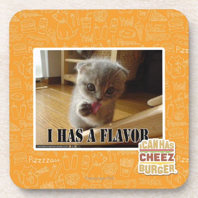 I has a flavour coaster (Front)