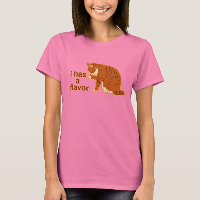 I has a flavour, LOL CAT T-Shirt (Front)
