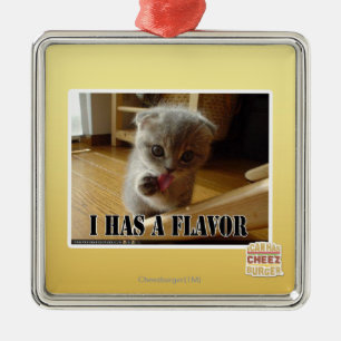 I has a flavour metal tree decoration