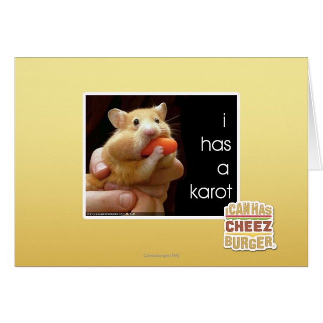 I has a karot (Front Horizontal)