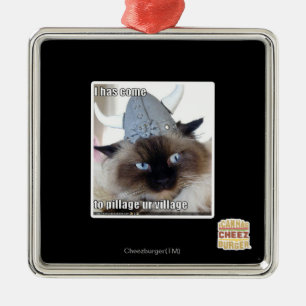 I has come to pillage ur village metal tree decoration