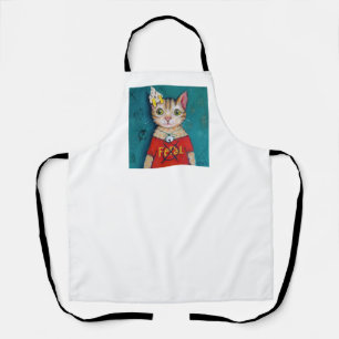 I Has Ear - rescue kitty clipped ear Apron