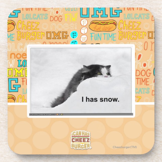 I has snow. coaster (Front)