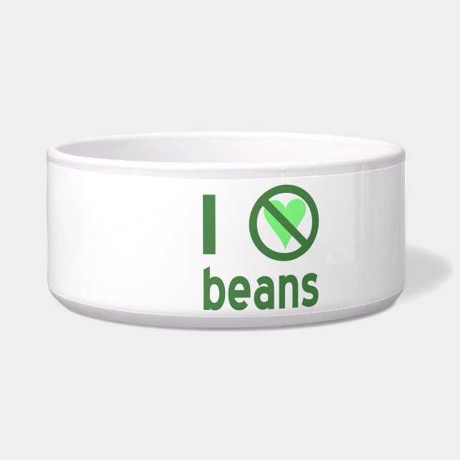 I Hate Beans Green Text (Left)