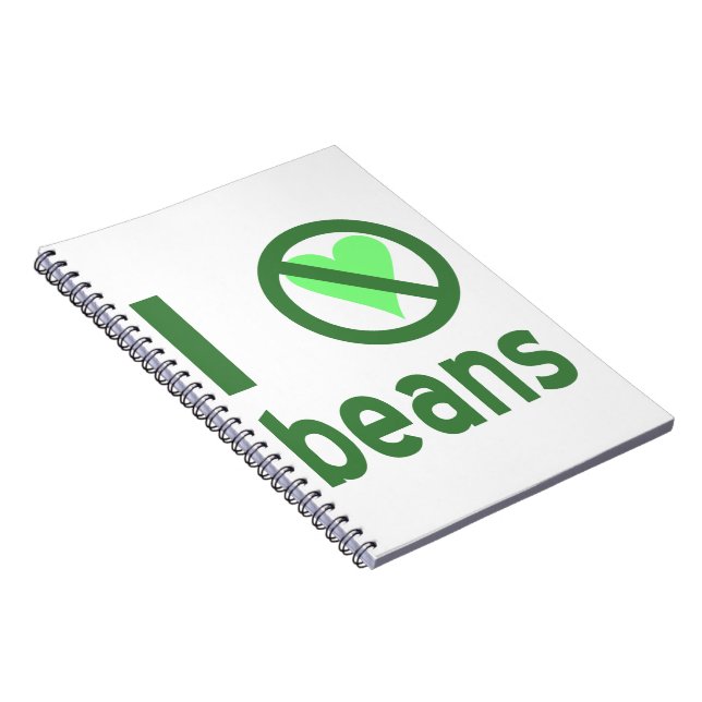 I Hate Beans Notebook (Right Side)
