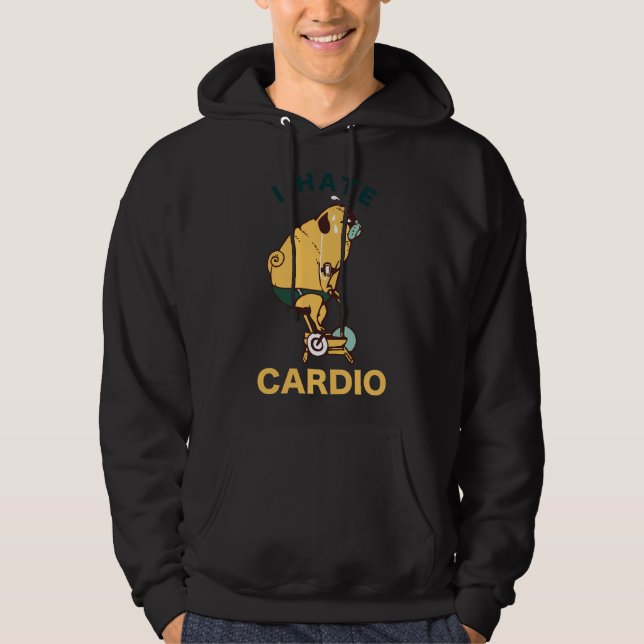 I Hate Cardio Pug Classic T-Shirt 351 Hoodie (Front)