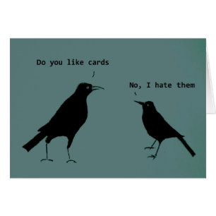 I hate cards
