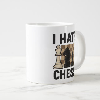 I Hate Chess Large Coffee Mug