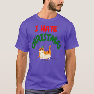 I Hate Christmas Grumpy Cat T-Shirt