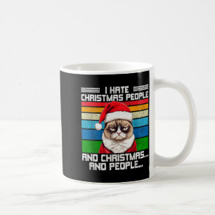 I Hate Christmas Holidays Haters Black Uni-adults  Coffee Mug