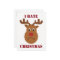 I hate Christmas sad reindeer Postcard