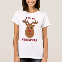 I hate Christmas sad reindeer